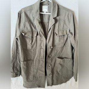 Gentle Fawn small green utility style Shacket